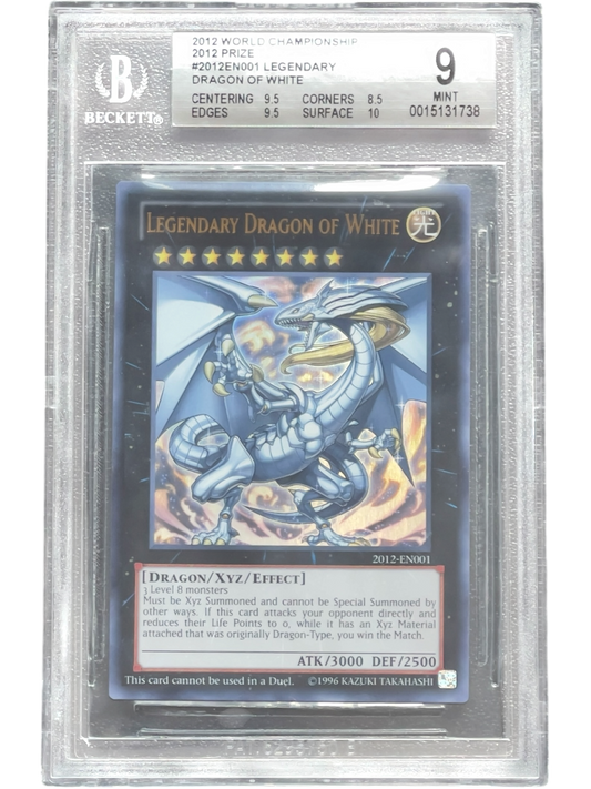 《BGS9》Legendary Dragon of White（2012-EN 2012-EN001 ウルトラレア） 状態A